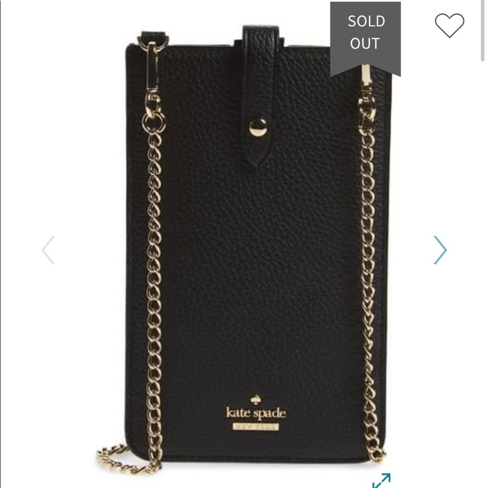 Kate Spade Pebbled Leather Phone Crossbody Bag